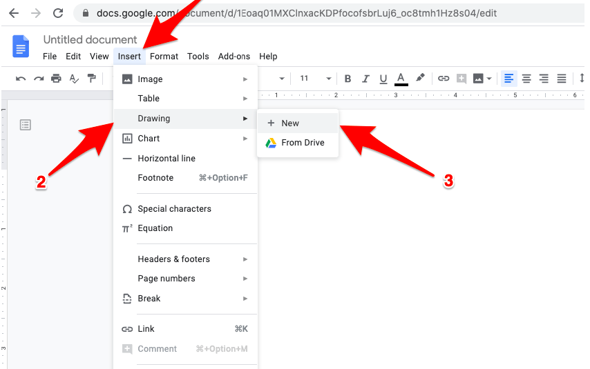 how to resize an image in google docs